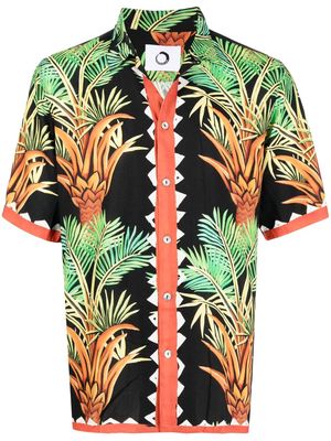 Endless Joy Date Palm motif-print shirt - Black