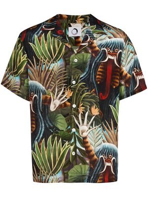 Endless Joy Rangda Aloha silk shirt - Green