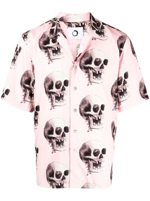 Endless Joy Skull graphic-print shirt - Pink