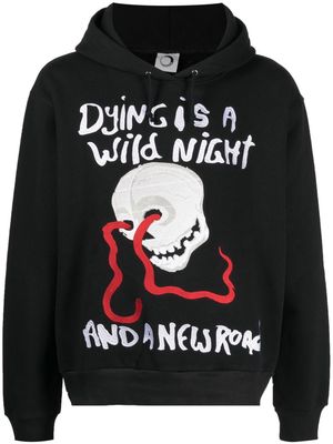 Endless Joy Wild Night cotton hoodie - Black