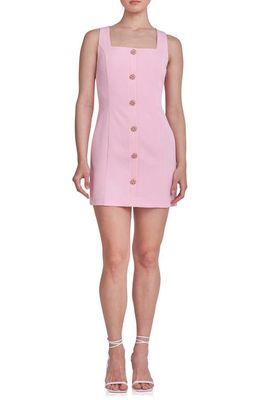 Endless Rose Sleeveless Button-Up Sheath Dress in Pink