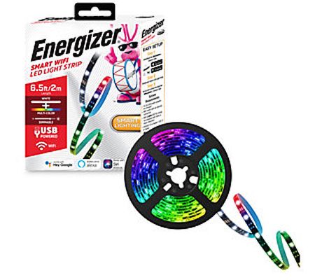 Energizer Smart 6.5' White/Multi Color Dimming LED Light Strip