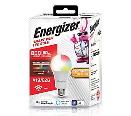 Energizer Smart Multi-White & Color Dimmable LE D Light Bulb