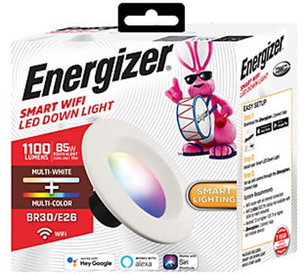 Energizer Smart Multi-White & Multi-Color LED D own Light Bulb