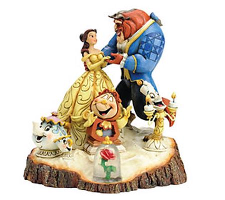 Enesco  Disney Traditions Beauty-Beast Carved b Heart