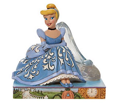Enesco  Disney Traditions Cinderella Glass Slip per