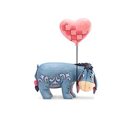 Enesco  Disney Traditions Eeyore with a Heart B alloon