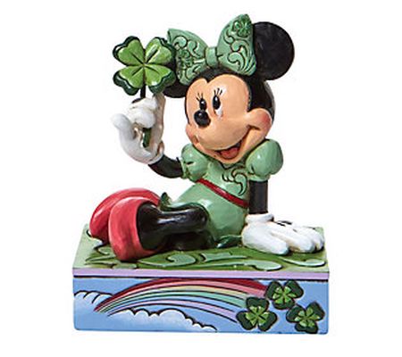 Enesco Disney Traditions Minnie Shamrock Person ality