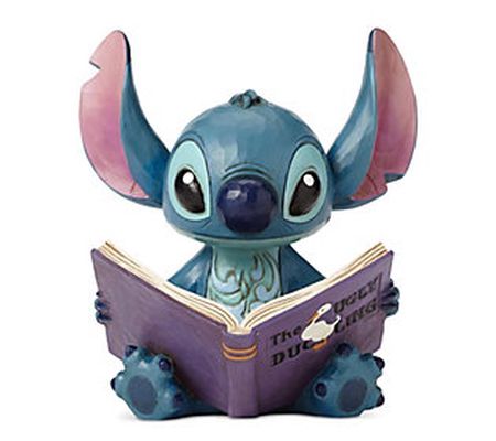 Enesco Disney Traditions Stitch with Storybook
