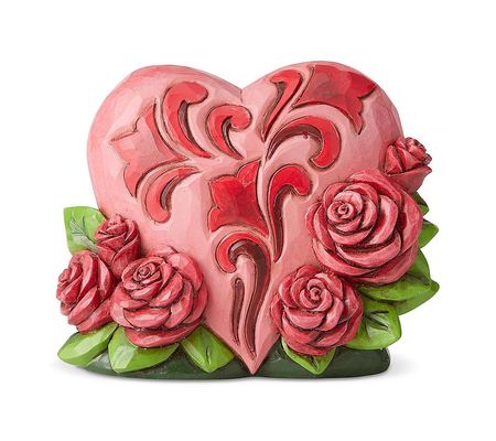 Enesco  Jim Shore Mini Heart with Roses