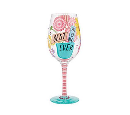 Enesco Lolita 15-oz Best Mom Ever Wine Glass