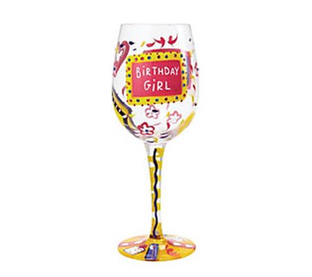 Enesco Lolita 15-oz Birthday Girl Wine Glass