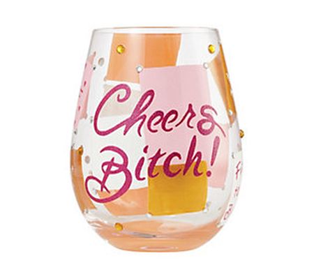 Enesco Lolita Cheers Bitch Stemless Wine Glass