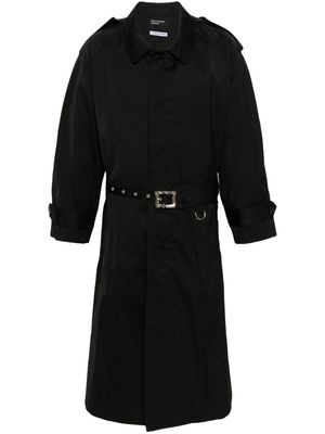 Enfants Riches Déprimés belted mid-length trench coat - Black