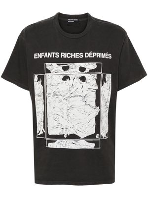 Enfants Riches Déprimés Italian Romance cotton T-shirt - Black