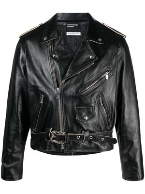Enfants Riches Déprimés leather biker jacket - Black