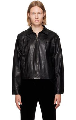 Enfants Riches Déprimés SSENSE Exclusive Black Western Leather Jacket