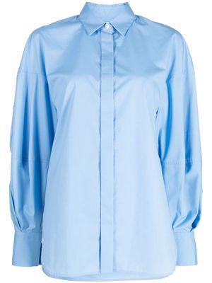 Enföld classic-collar button-up shirt - Blue