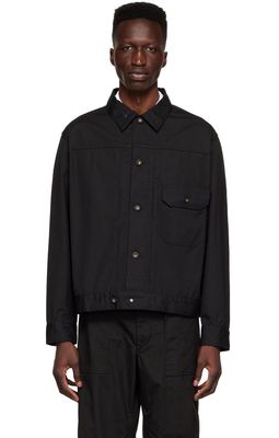 Engineered Garments Black Polyester Jacket