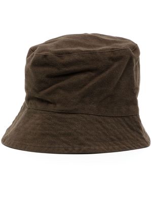Engineered Garments cotton moleskin bucket hat - Green