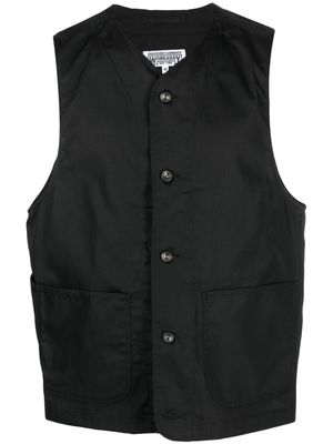 Engineered Garments Engineer buttoned vest - Black