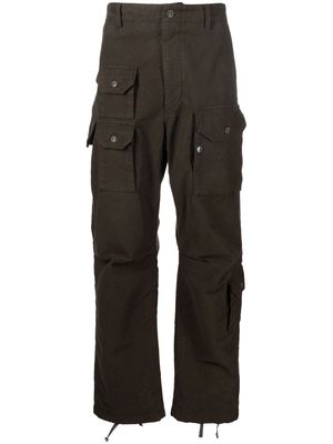 Engineered Garments Flight straight-leg cargo trousers - Green