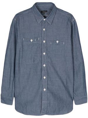 Engineered Garments long-sleeves chambray shirt - Blue