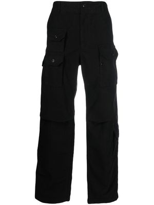 Engineered Garments straight-leg cargo-pocket trousers - Black