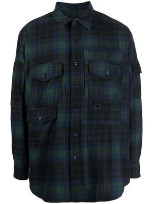 Engineered Garments Trail flannel shirt - Green