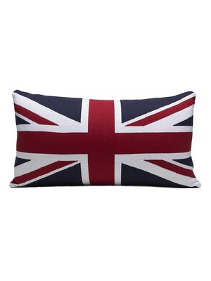 England Flag Rectangle Cushion - Blue - Blue