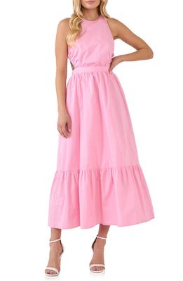 English Factory Open Back Sundress in Pink