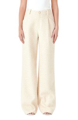 English Factory Tweed Pants in Ivory