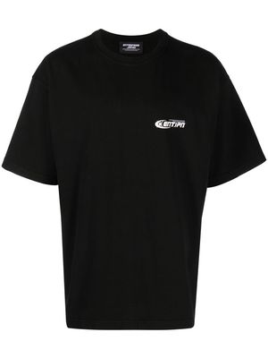 Enterprise Japan chest logo-print detail T-shirt - Black