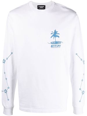 Enterprise Japan logo-print long-sleeve T-shirt - White