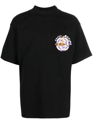 Enterprise Japan logo-print short-sleeve T-shirt - Black