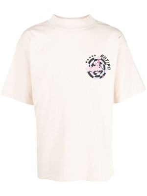 Enterprise Japan logo-print short-sleeve T-shirt - Neutrals