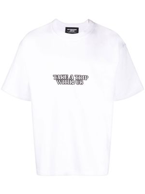 Enterprise Japan Take A Trip print T-shirt - White