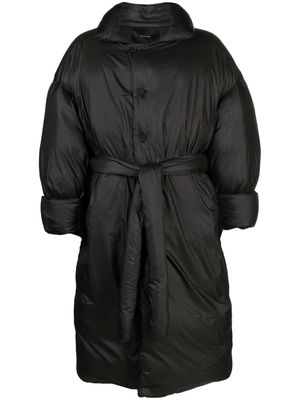 ENTIRE STUDIOS belted padded coat - Black