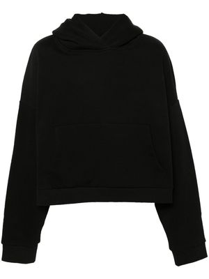 ENTIRE STUDIOS drop-shoulder cotton hoodie - Black