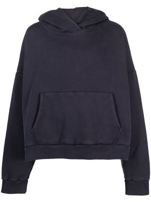 ENTIRE STUDIOS drop-shoulder cotton hoodie - Blue