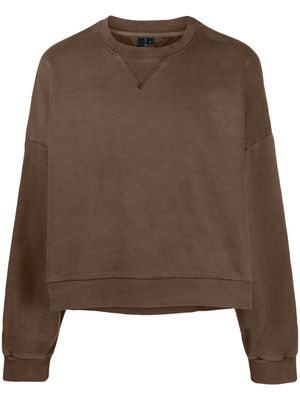 ENTIRE STUDIOS drop-shoulder crew-neck sweatshirt - Brown