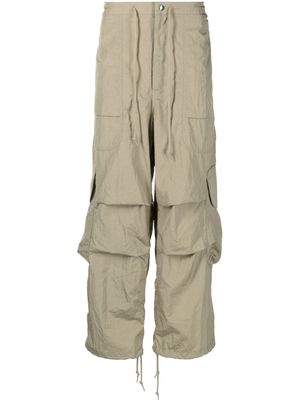 ENTIRE STUDIOS Freight wide-leg cargo trousers - Green