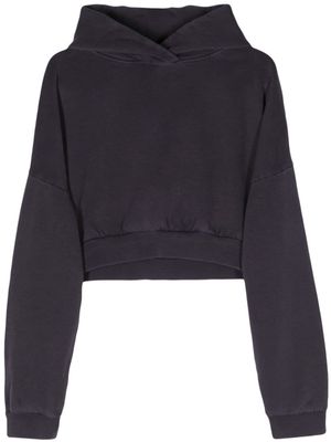 ENTIRE STUDIOS Heavy cropped hoodie - Blue