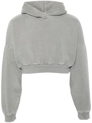 ENTIRE STUDIOS Heavy cropped hoodie - Grey