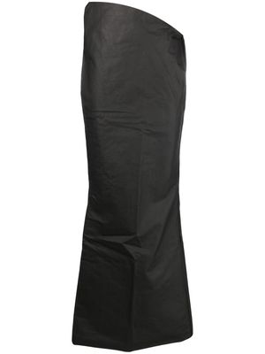 ENTIRE STUDIOS Kink coated maxi skirt - Black