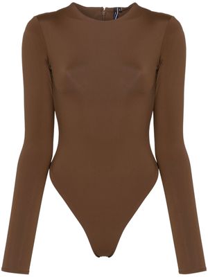 ENTIRE STUDIOS long-sleeved bodysuit - Brown