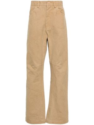 ENTIRE STUDIOS loose-leg cotton trousers - Brown
