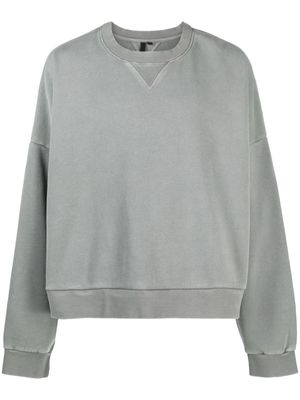 ENTIRE STUDIOS mélange-effect cotton sweatshirt - Grey