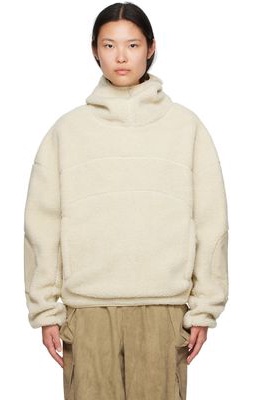 Entire Studios Off-White Fluffy Hoodie
