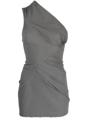 ENTIRE STUDIOS one-shoulder minidress - Grey